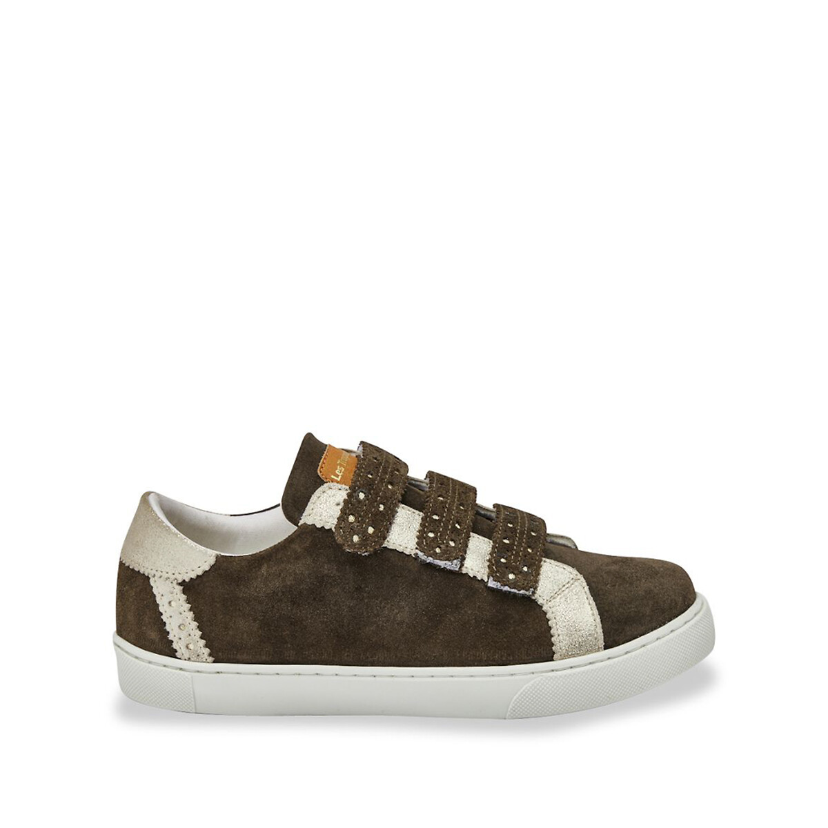 Suzari Suede Trainers with Touch ’n’ Close Fastening