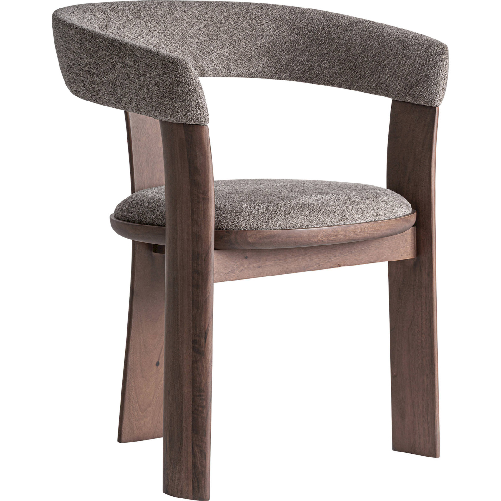 Chaise en tissu et bois de frêne, RECOLLECTION
