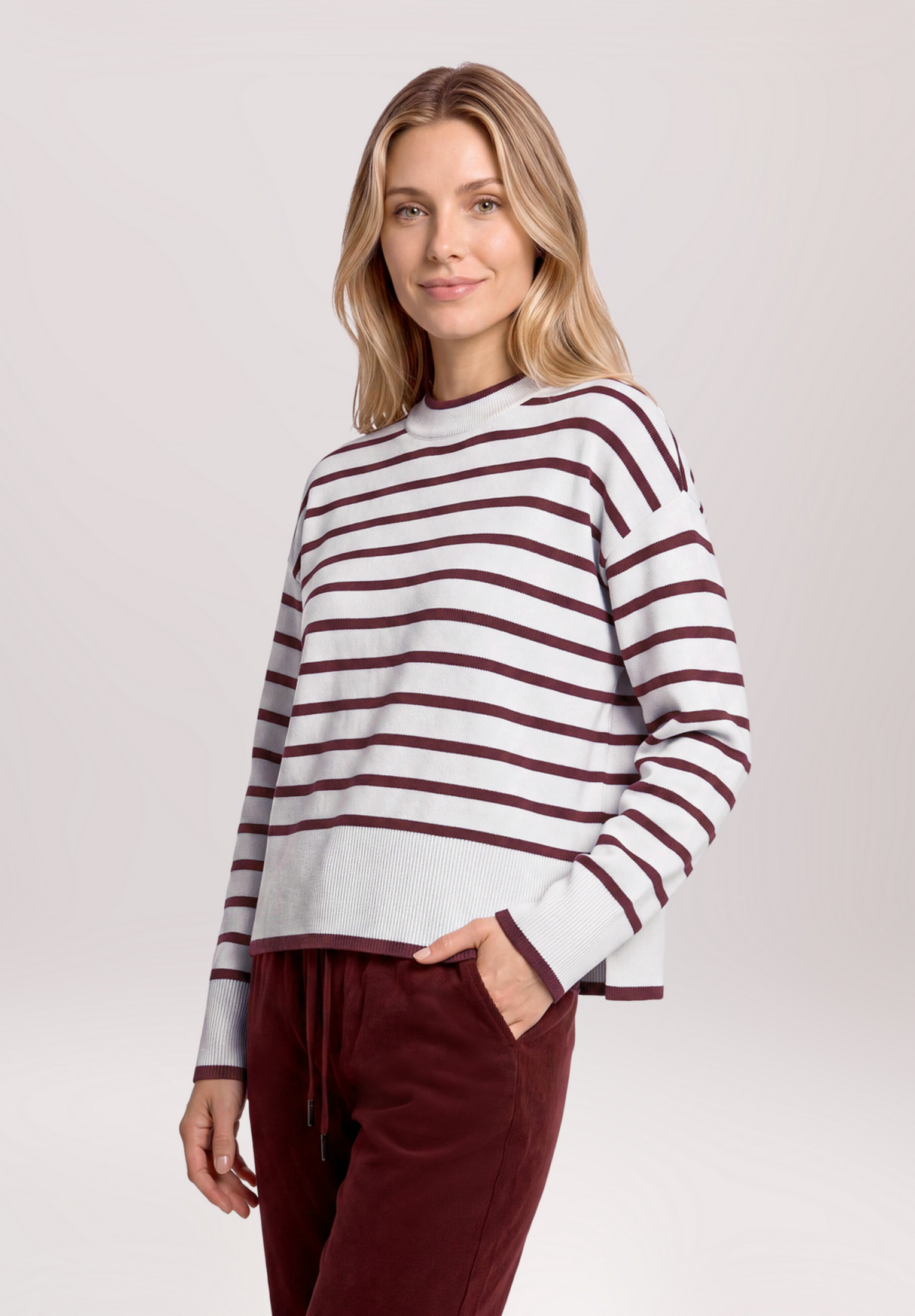 Pull-over en maille à rayures, BETTY & CO
