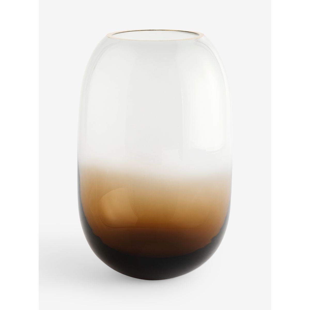 Vase en verre effet dégradé cooper, NEXT