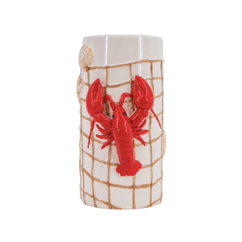 Vase en céramique homard 3D, H26cm, ORNAMI
