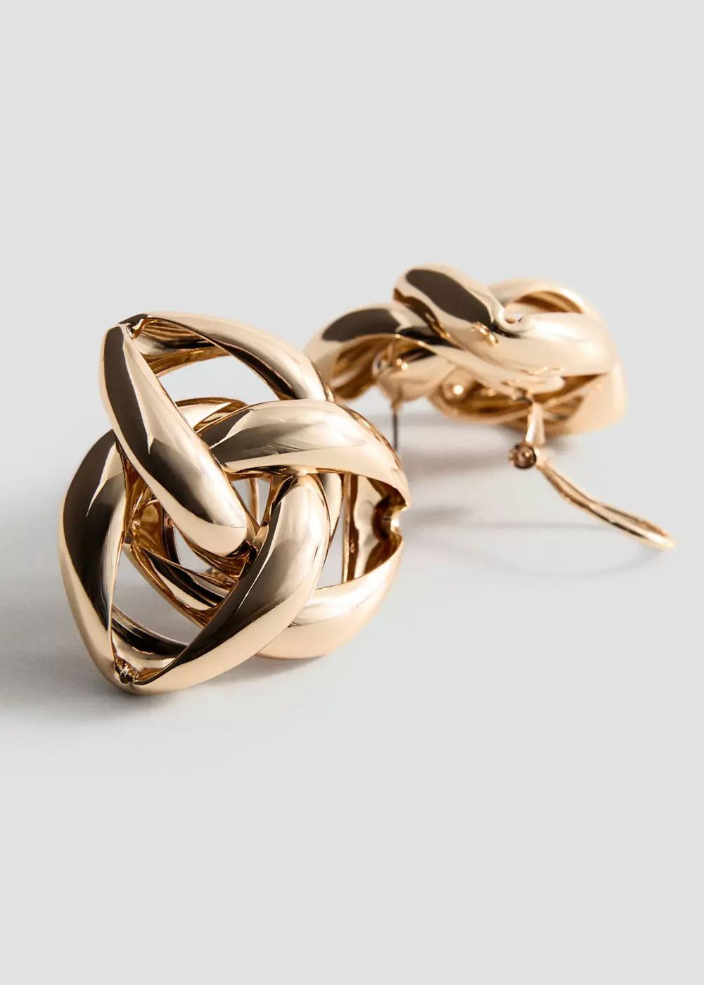 Boucles d'oreilles nœud entrelacé, MANGO