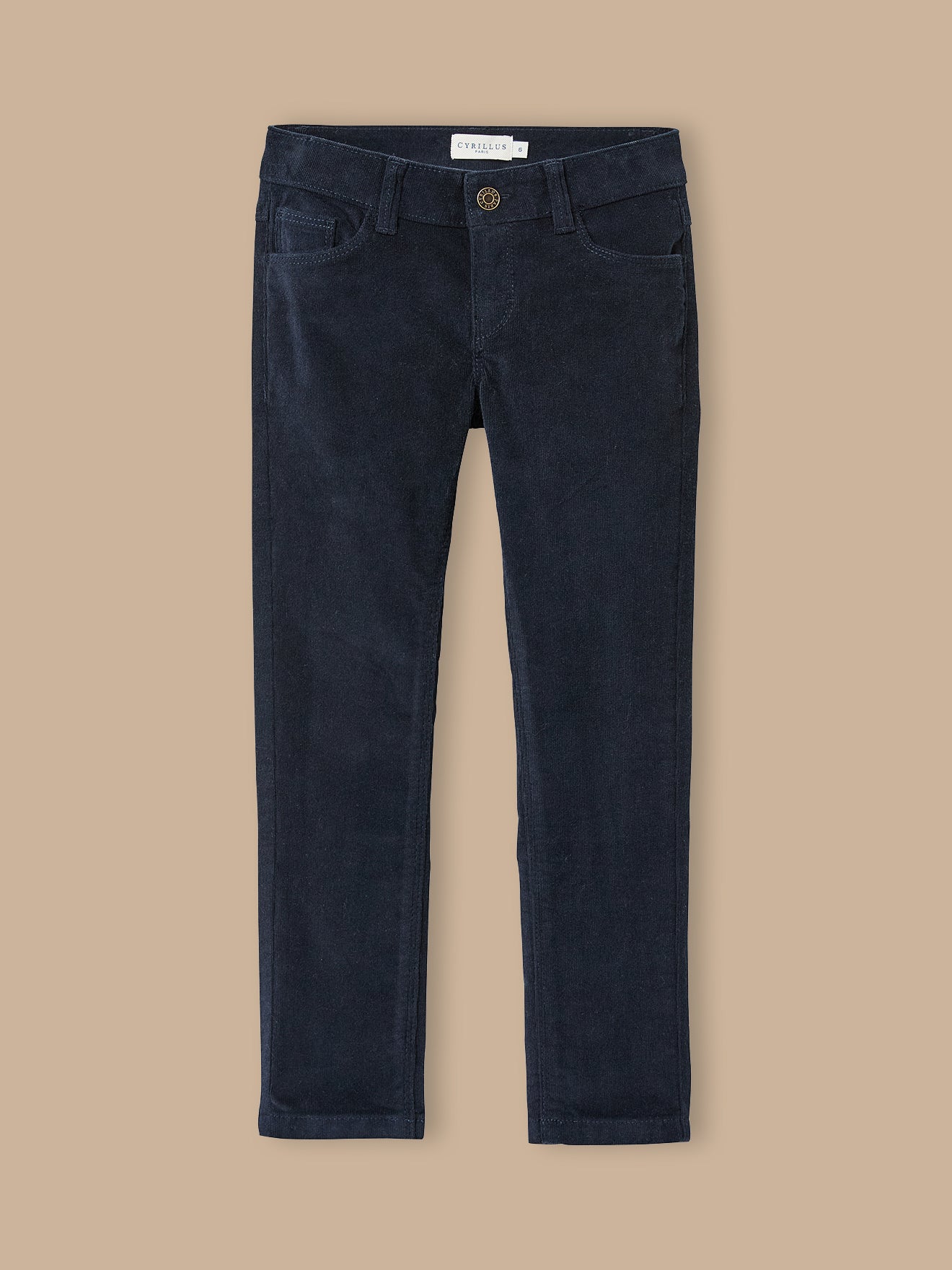 Slim en velours, CYRILLUS