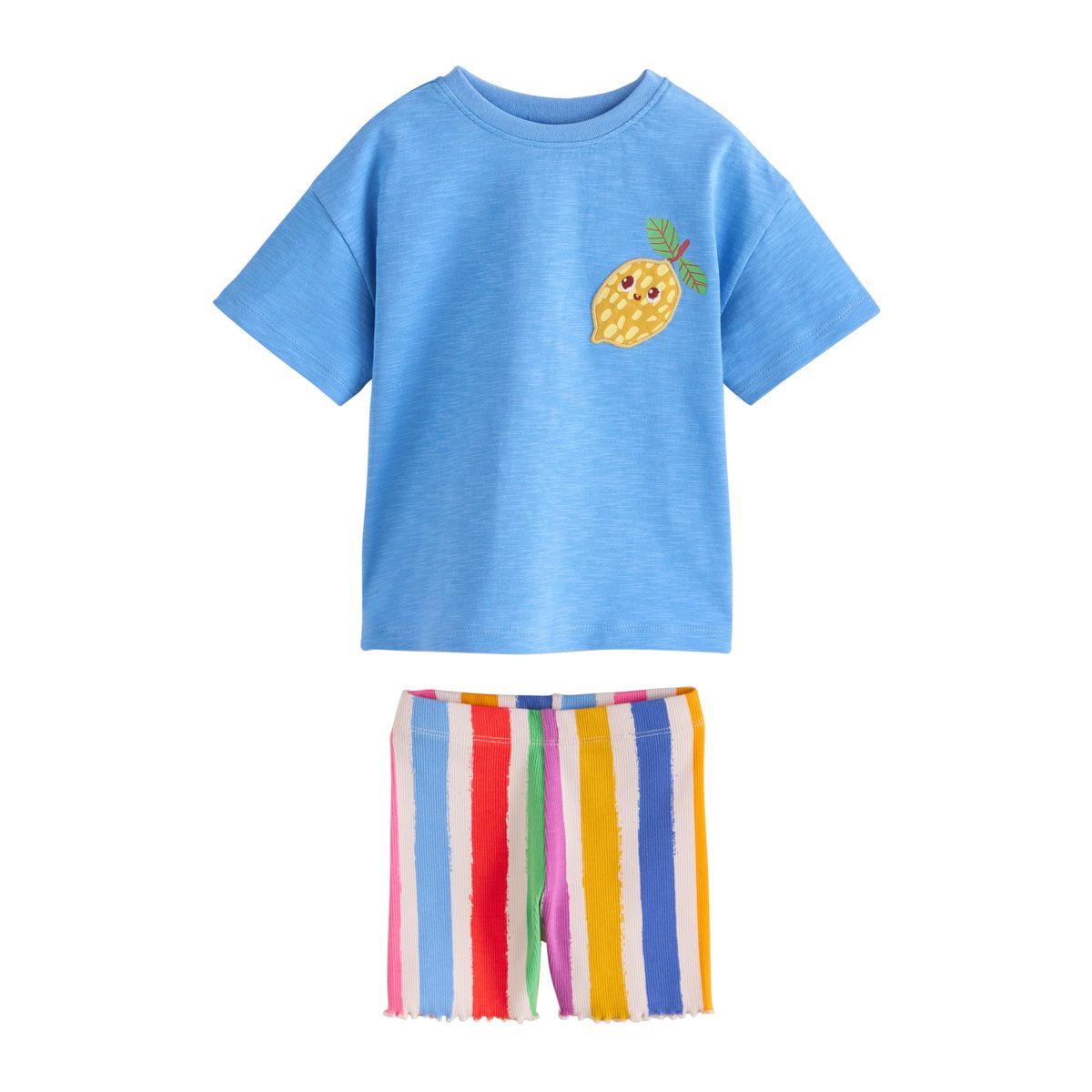 Short cycliste et t-shirt à manches courtes, NEXT