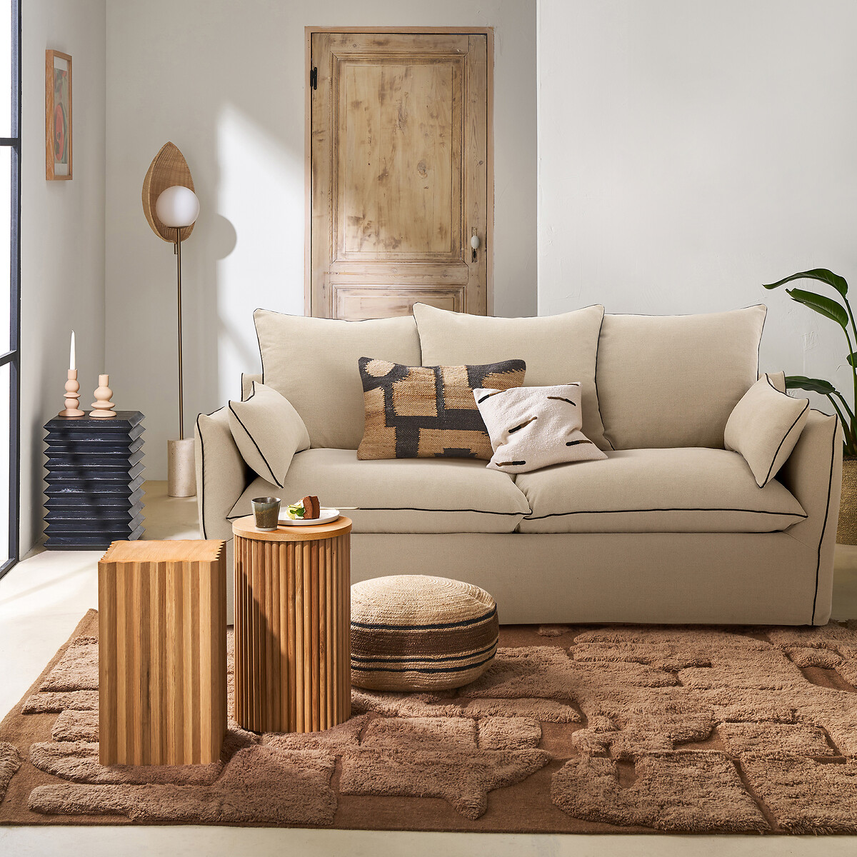 HWY 50 Set di 2 federe per cuscini decorativi color bordeaux, 45,7 x