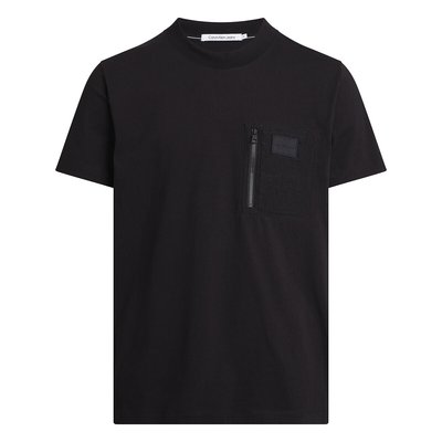 Dual Fabric T-Shirt with Short Sleeves CALVIN KLEIN JEANS