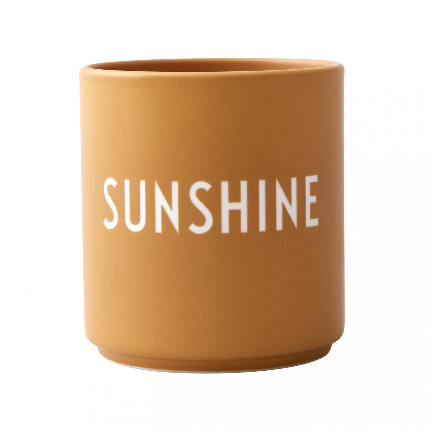 Mug Jaune en Porcelaine Sunshine, DESIGN LETTERS