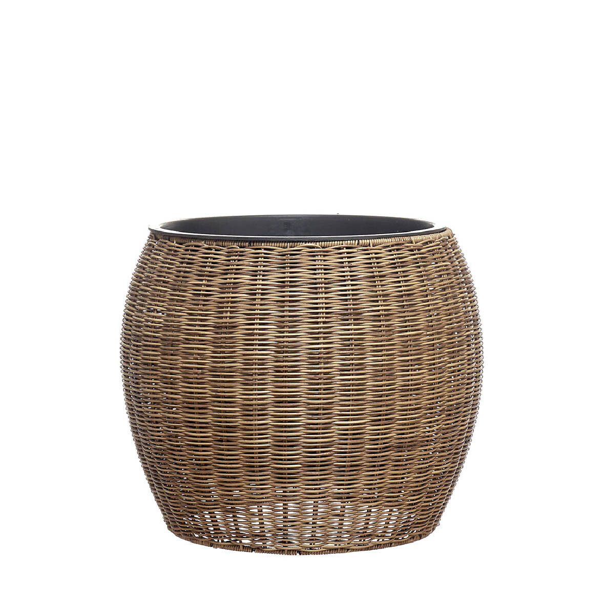 Vaso em polyrattan, BORGHESI, BORGHESI