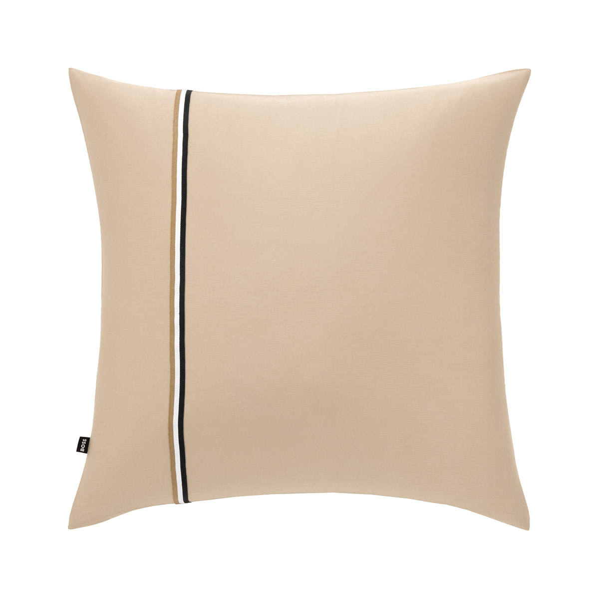 Taie d'oreiller en satin de coton bleu, B LINEA, BOSS HOME