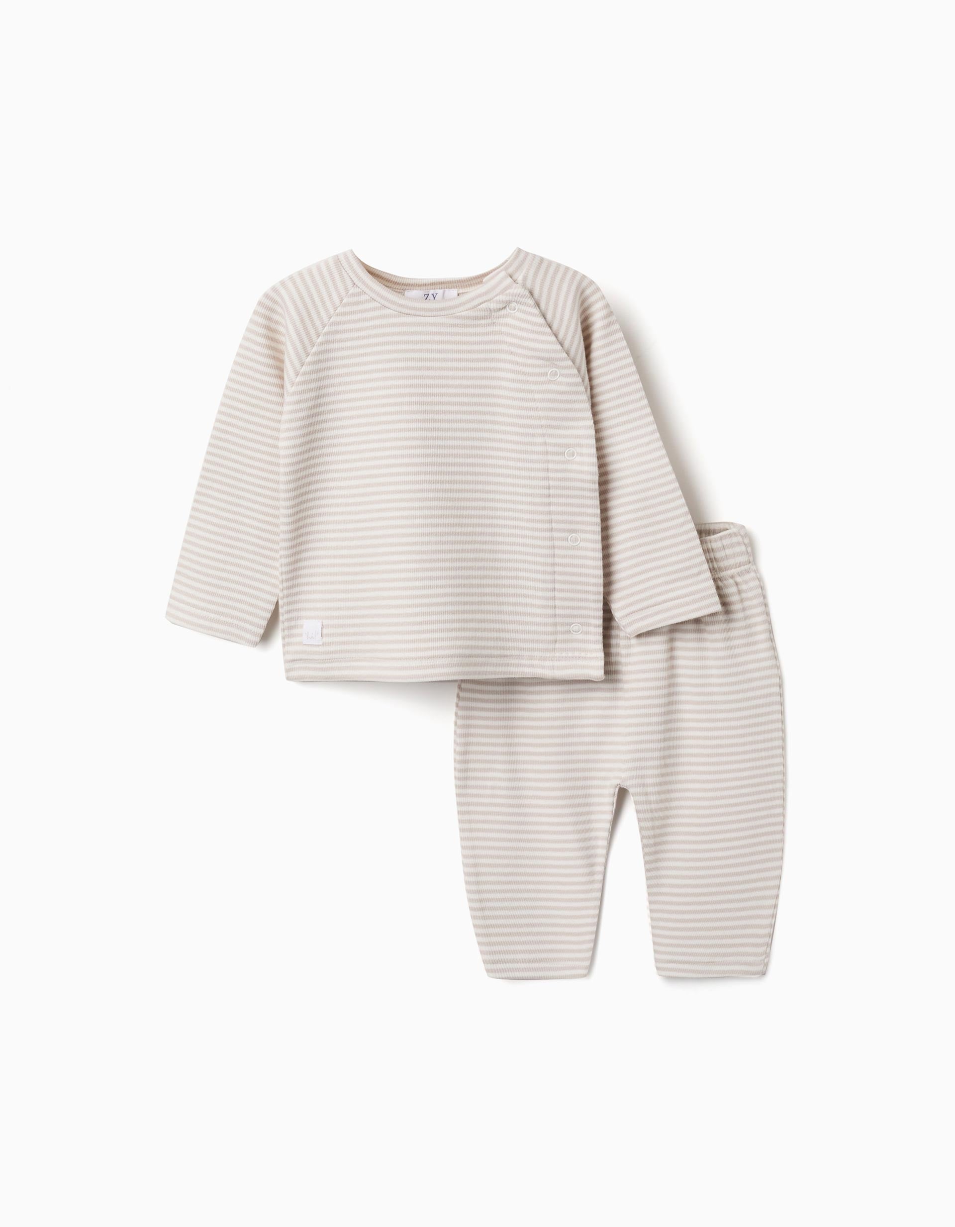 Ensemble T-shirt à manches longues et pantalon à rayures, ZIPPY