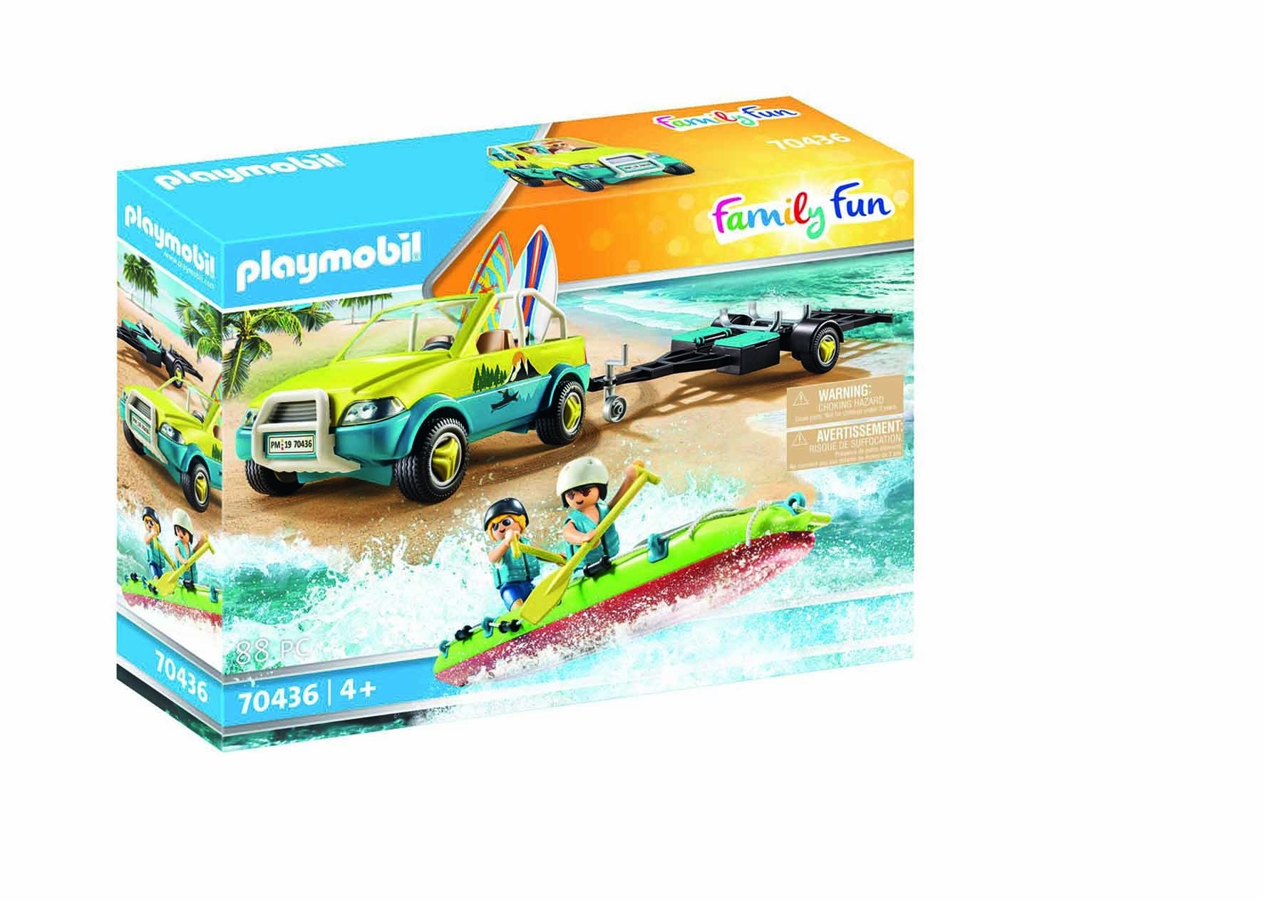 Voiture Avec Canoë (70436) - Playmobil, PLAYMOBIL