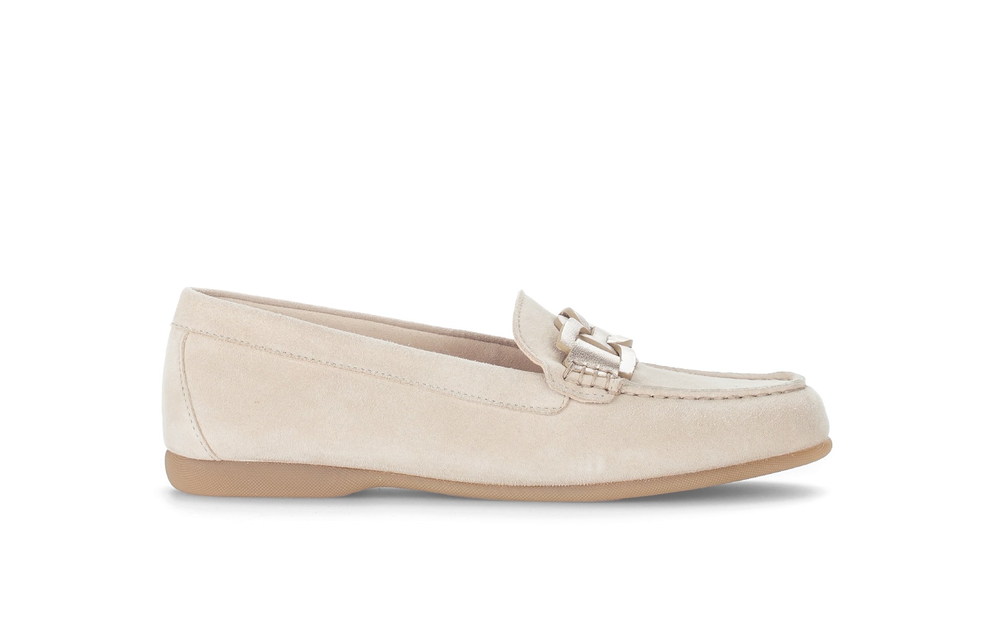 Mocassins en cuir à talon décroché, GABOR