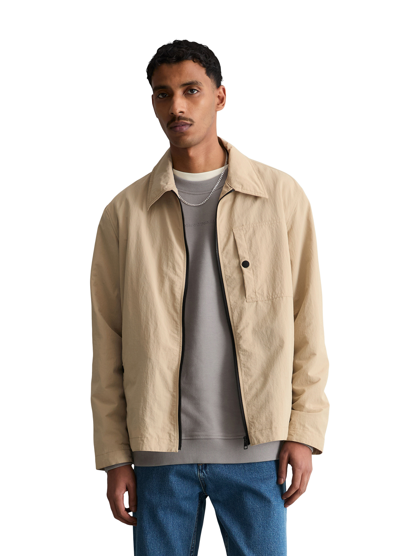 Veste outdoor regular en matériau recyclé hydrofuge, MARC O’POLO DENIM