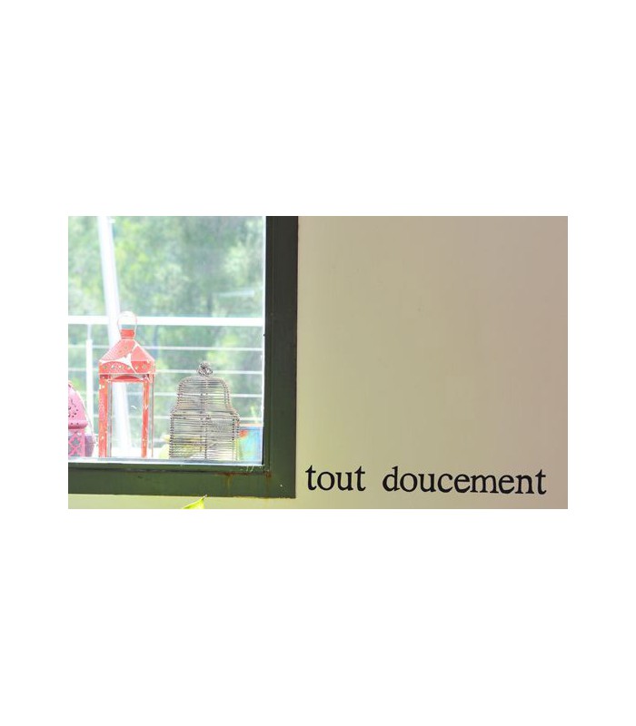 Sticker Mural Tout Doucement - Le Pré D'eau, WADIGA