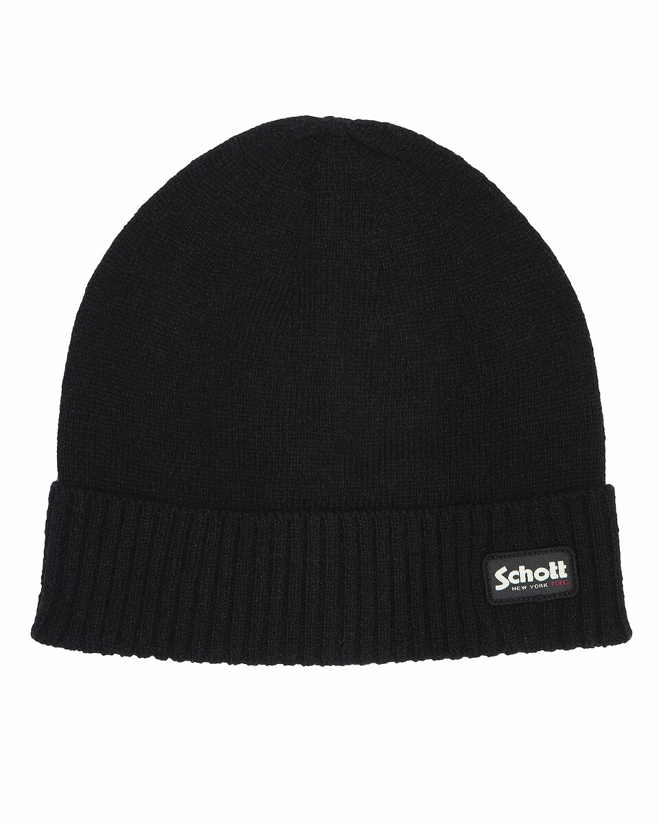 Bonnet à revers avec logo, SCHOTT