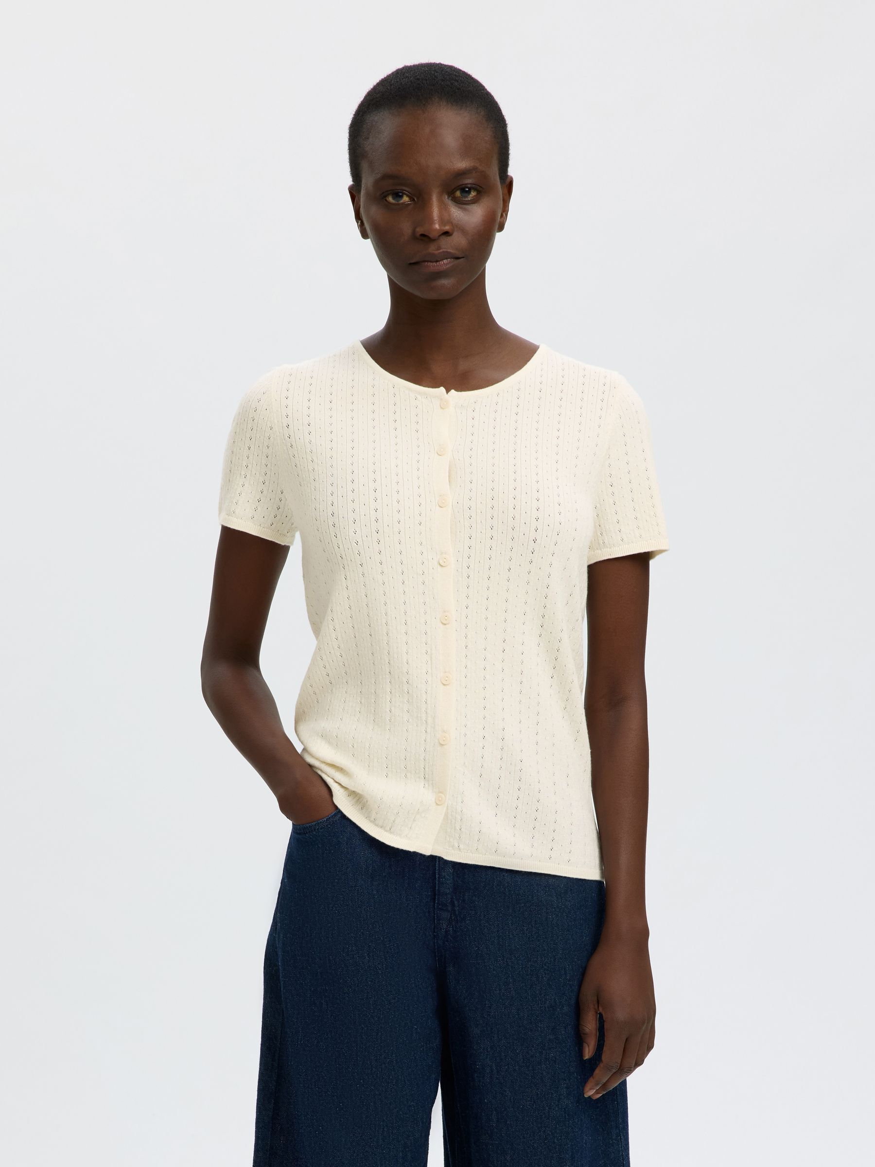 Cardigan En Maille, SELECTED