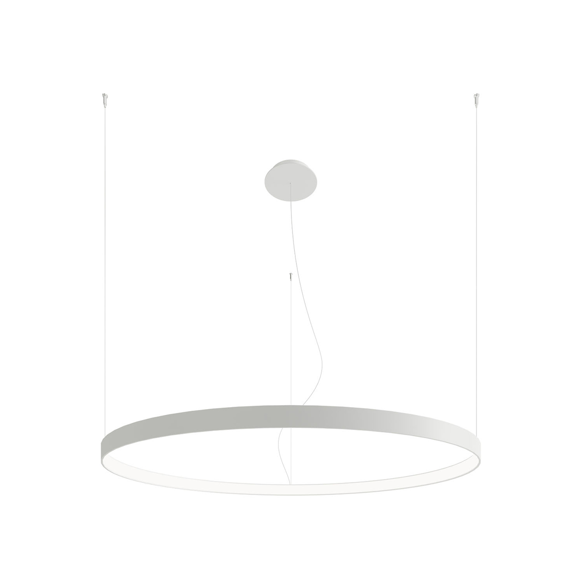 Lustre Aluminium Blanc LED 1 Rio, EDEN