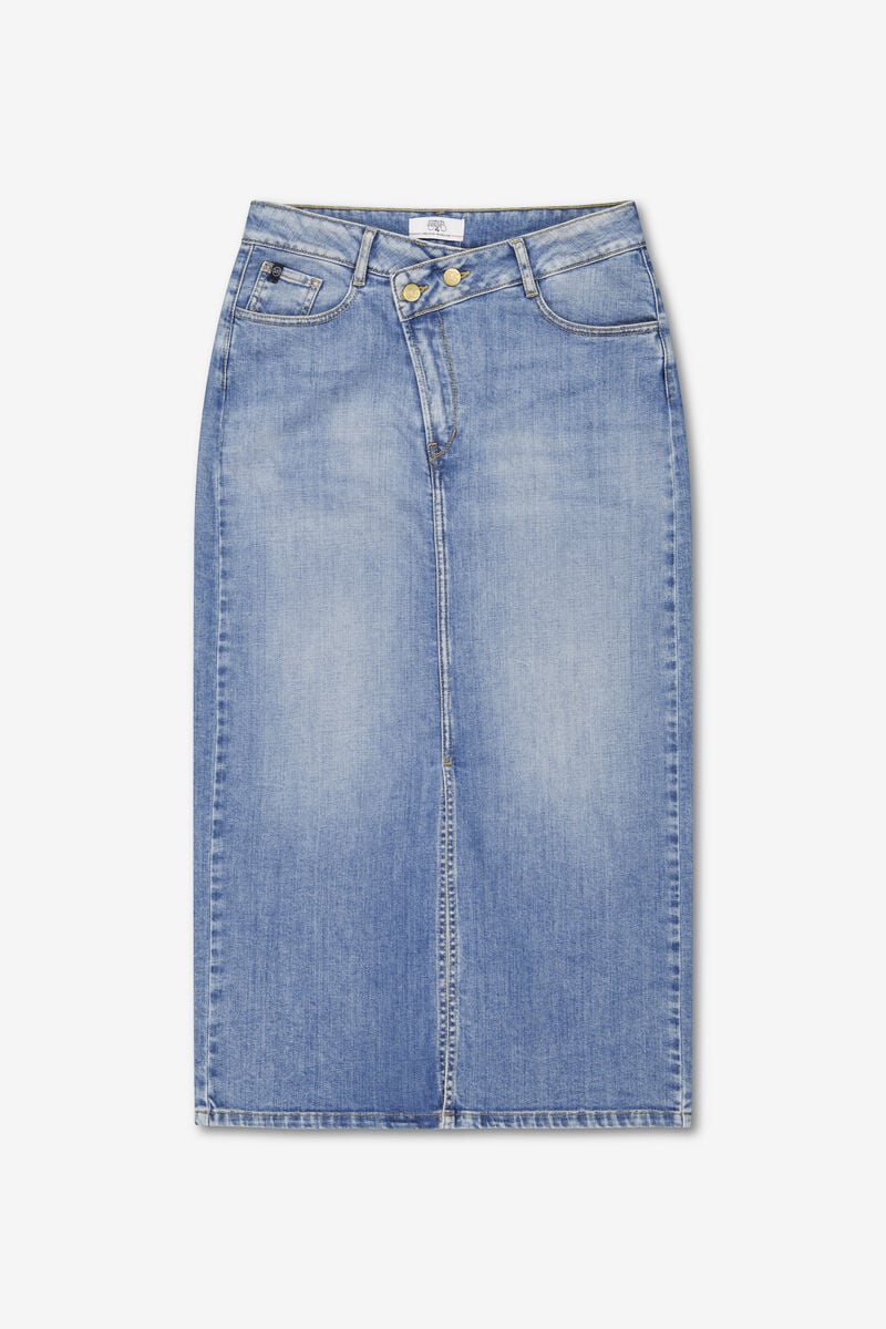 Jupe droite en jeans ERYKHA, LE TEMPS DES CERISES