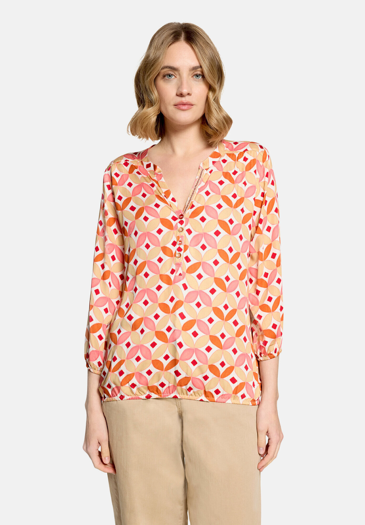 Blouse casual à motifs, CARTOON