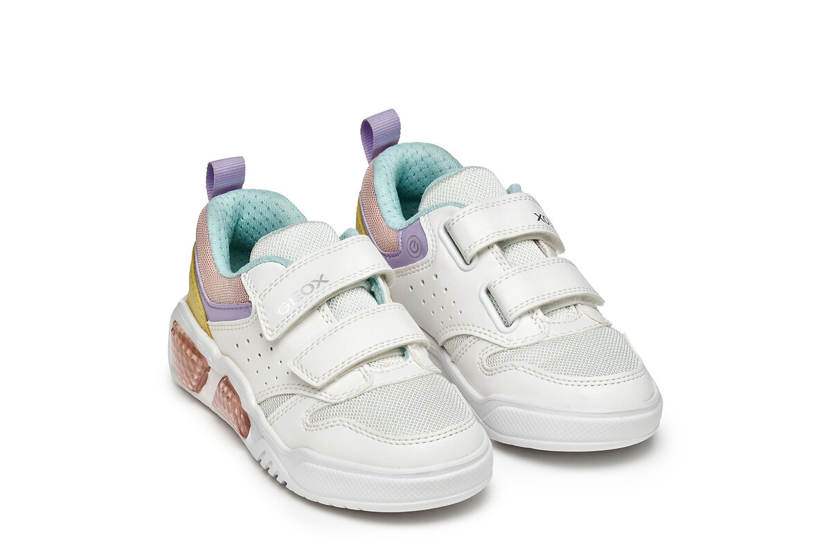 Kids Illuminus LED Breathable Trainers, GEOX