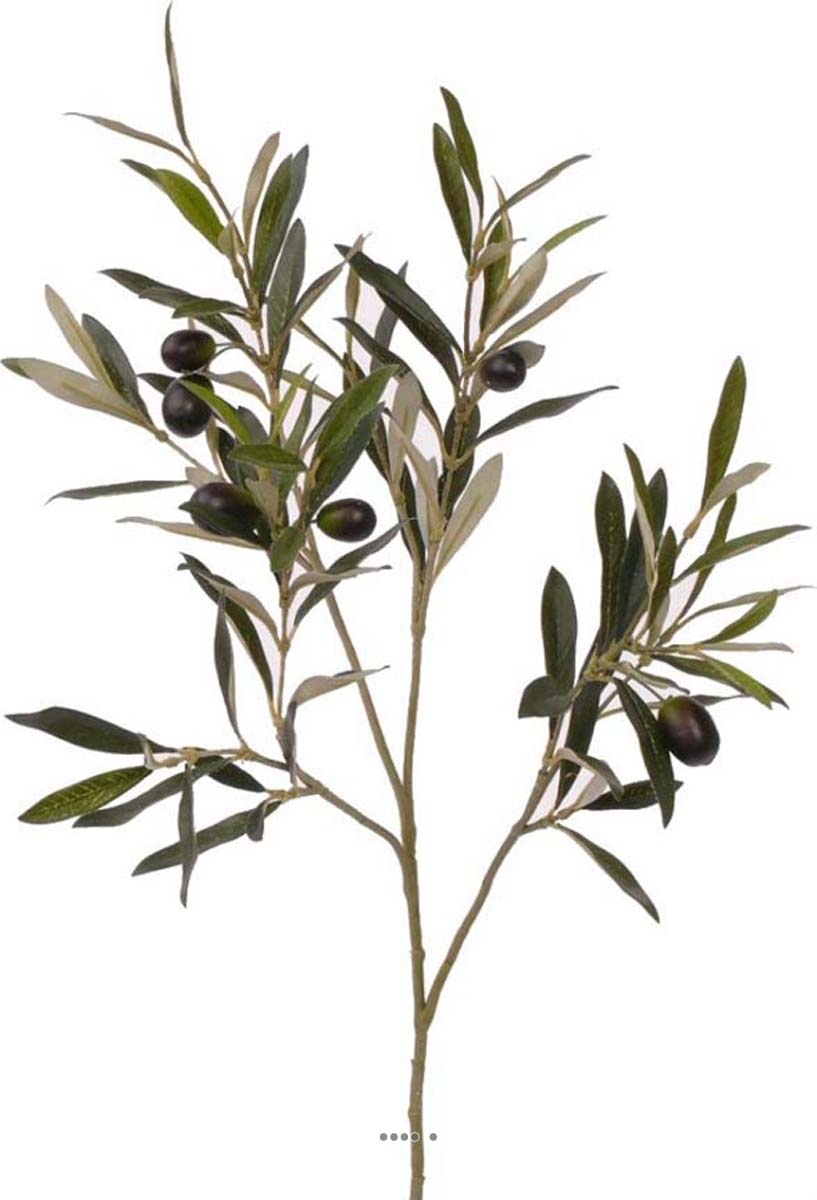 Branche d olivier artificiel H 50 cm, ARTIFICIELLES