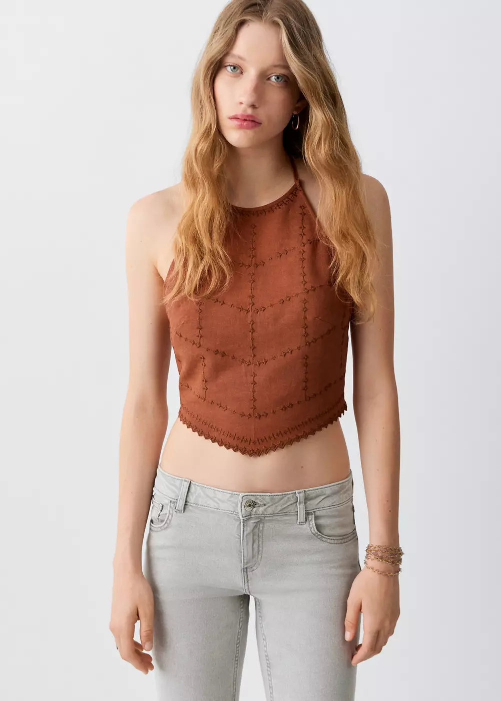 Jean low waist flare, MANGO TEEN