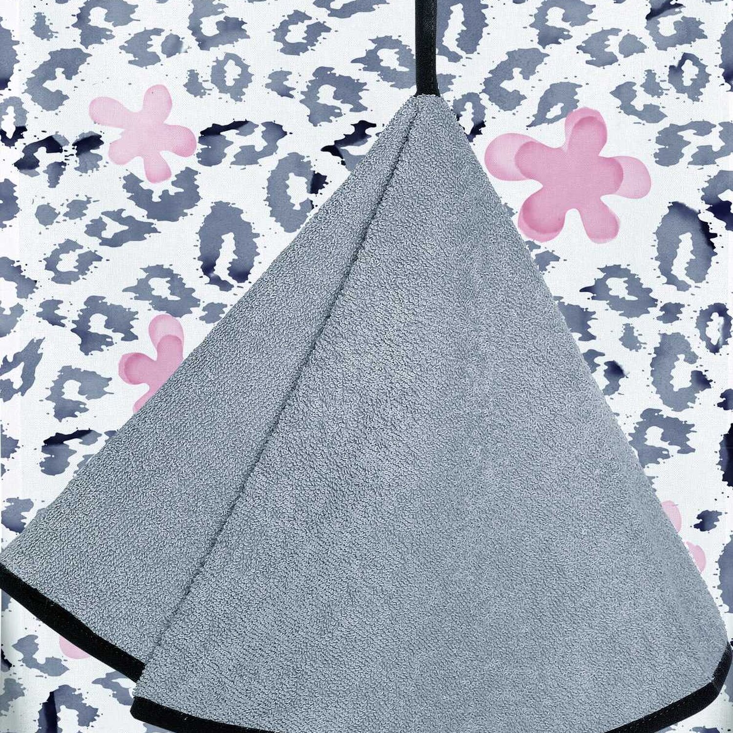 Essuie main rond brode 100% coton 360gsm, C DESIGN HOME TEXTILE