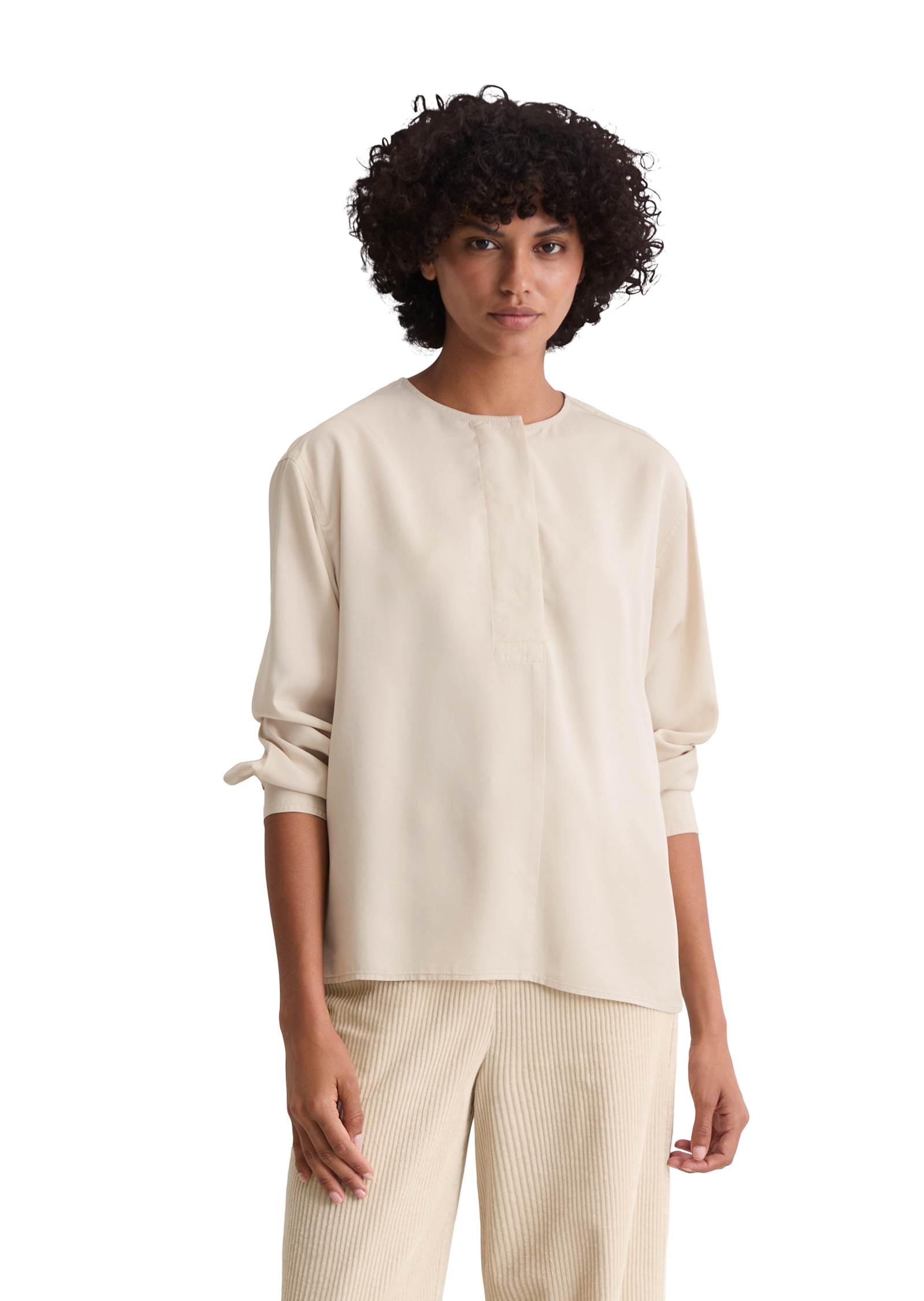 Blouse straight en TENCEL™ Lyocell, MARC O'POLO