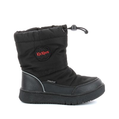 Kids Atlak Ankle Boots with Faux Fur Lining KICKERS