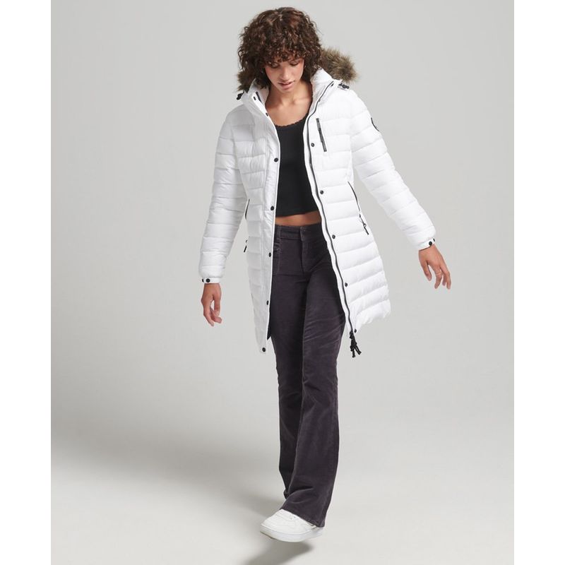 Doudoune blanche pour femme sale