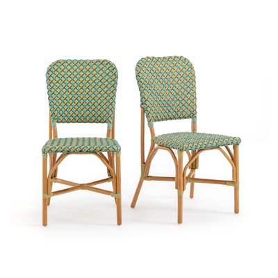 Комплект из 2 плетеных стульев, Musette LA REDOUTE INTERIEURS