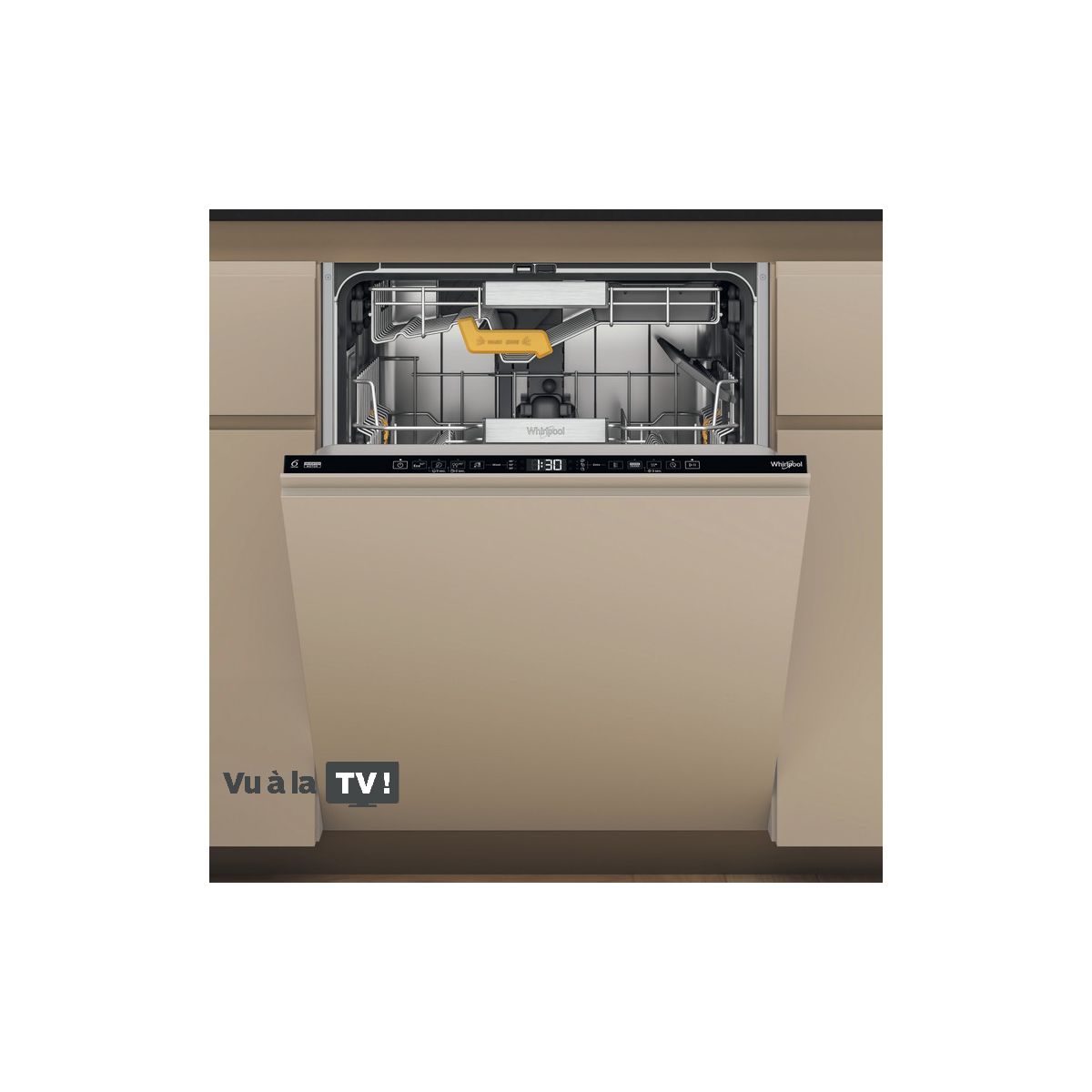 Lave vaisselle encastrable W8IHT40T Maxispace SpaceClean, WHIRLPOOL