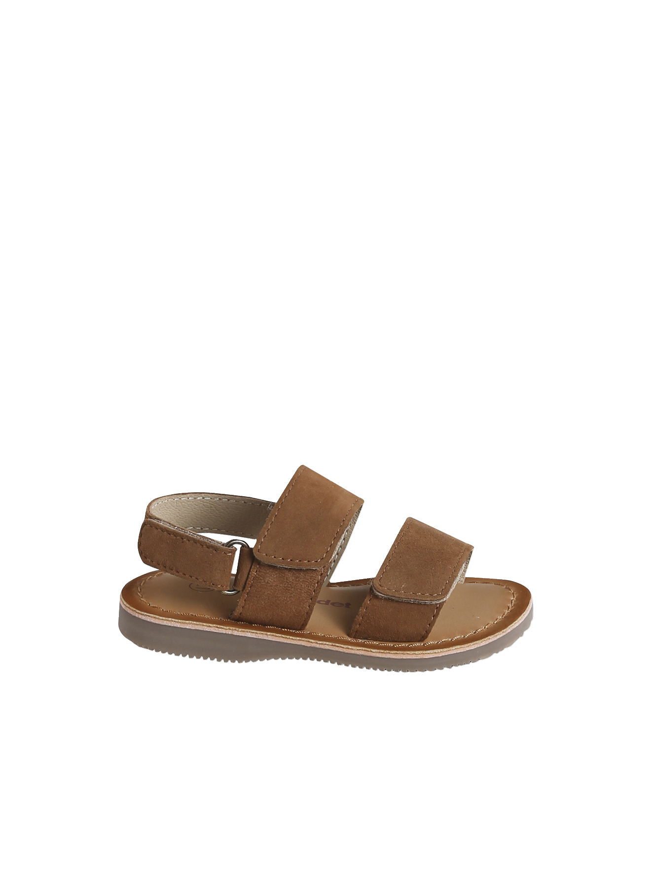 Sandales scratchées cuir bébé, VERTBAUDET