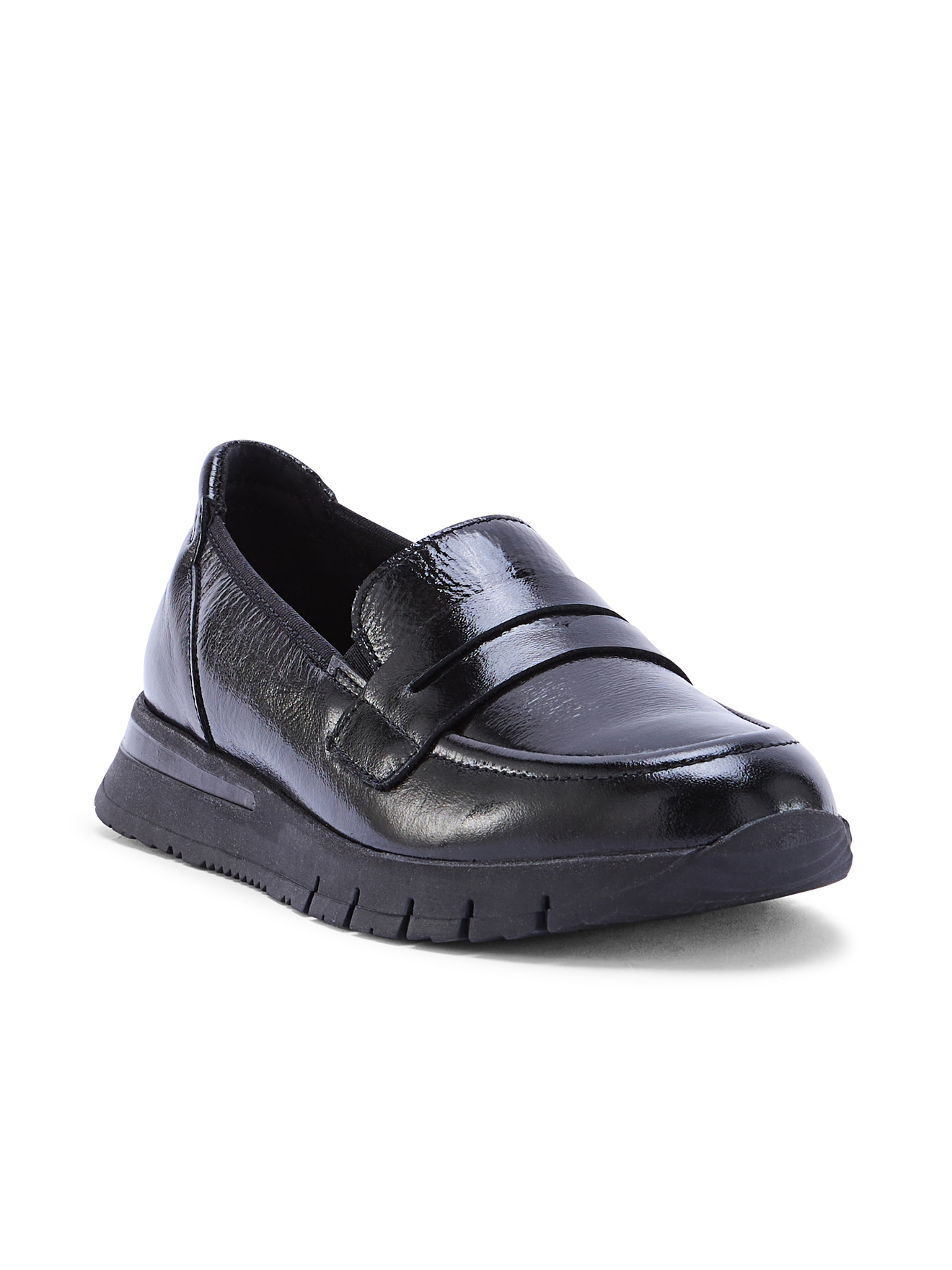 Mocassin cuir semelle compensée, PEDICONFORT