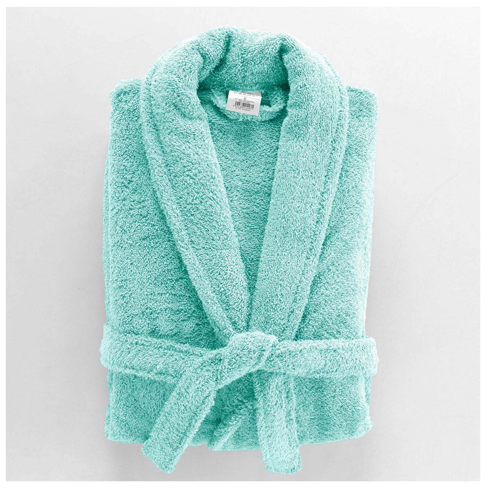 Peignoir Col Chale Tendresse vert celadon, EDEN