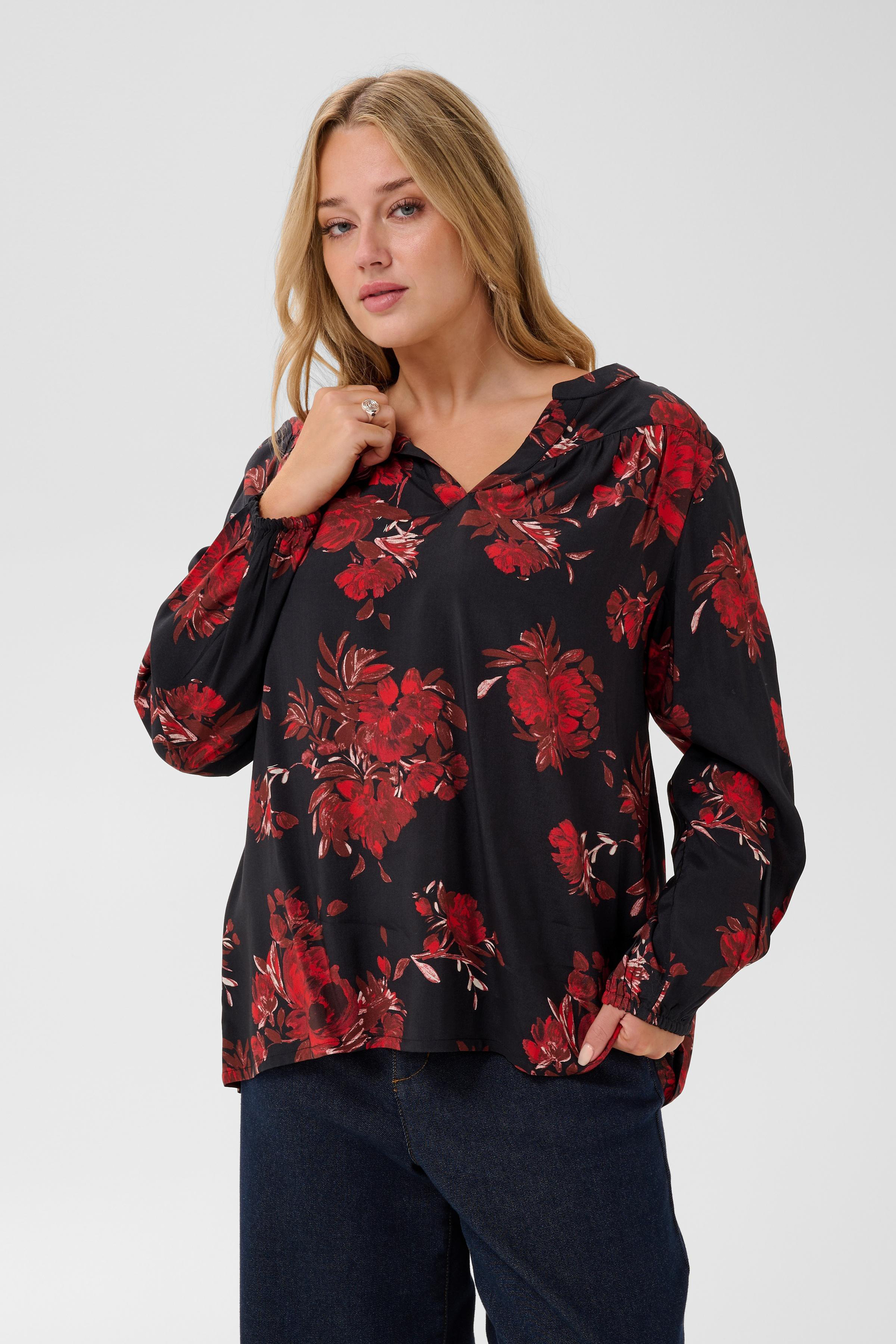 Blouse à manches longues, KAFFE CURVE
