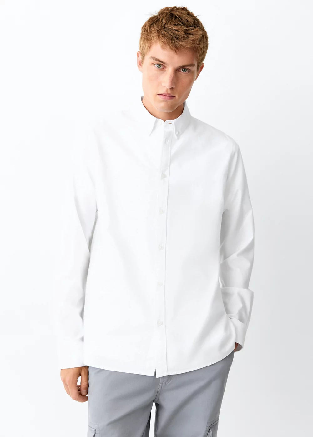 Chemise 100 % coton Oxford, MANGO TEEN