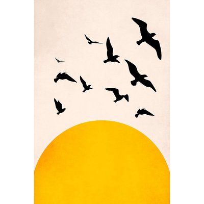 Tableau dessin ailes au soleil HEXOA