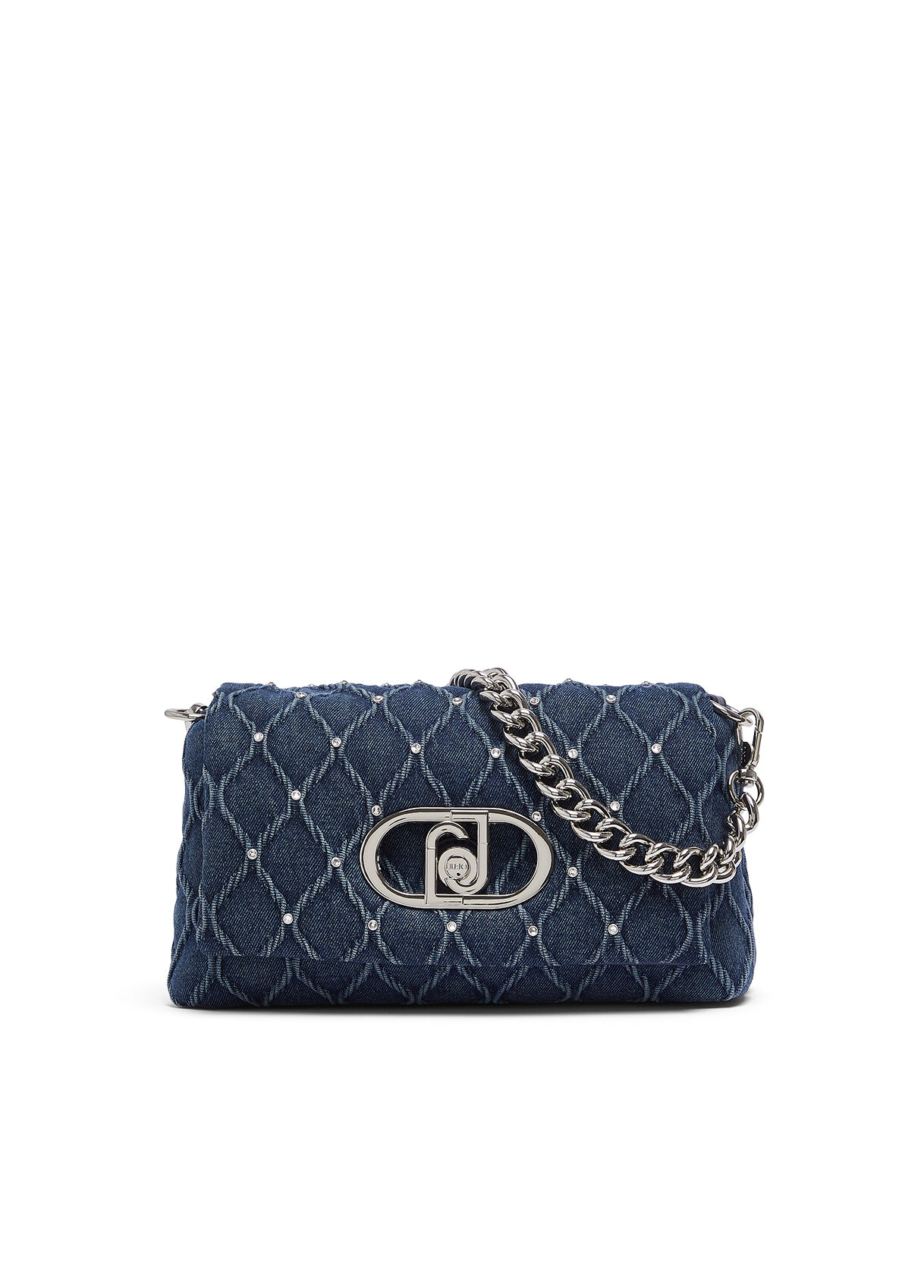 Sac LaPuffy format moyen en denim, LIU JO