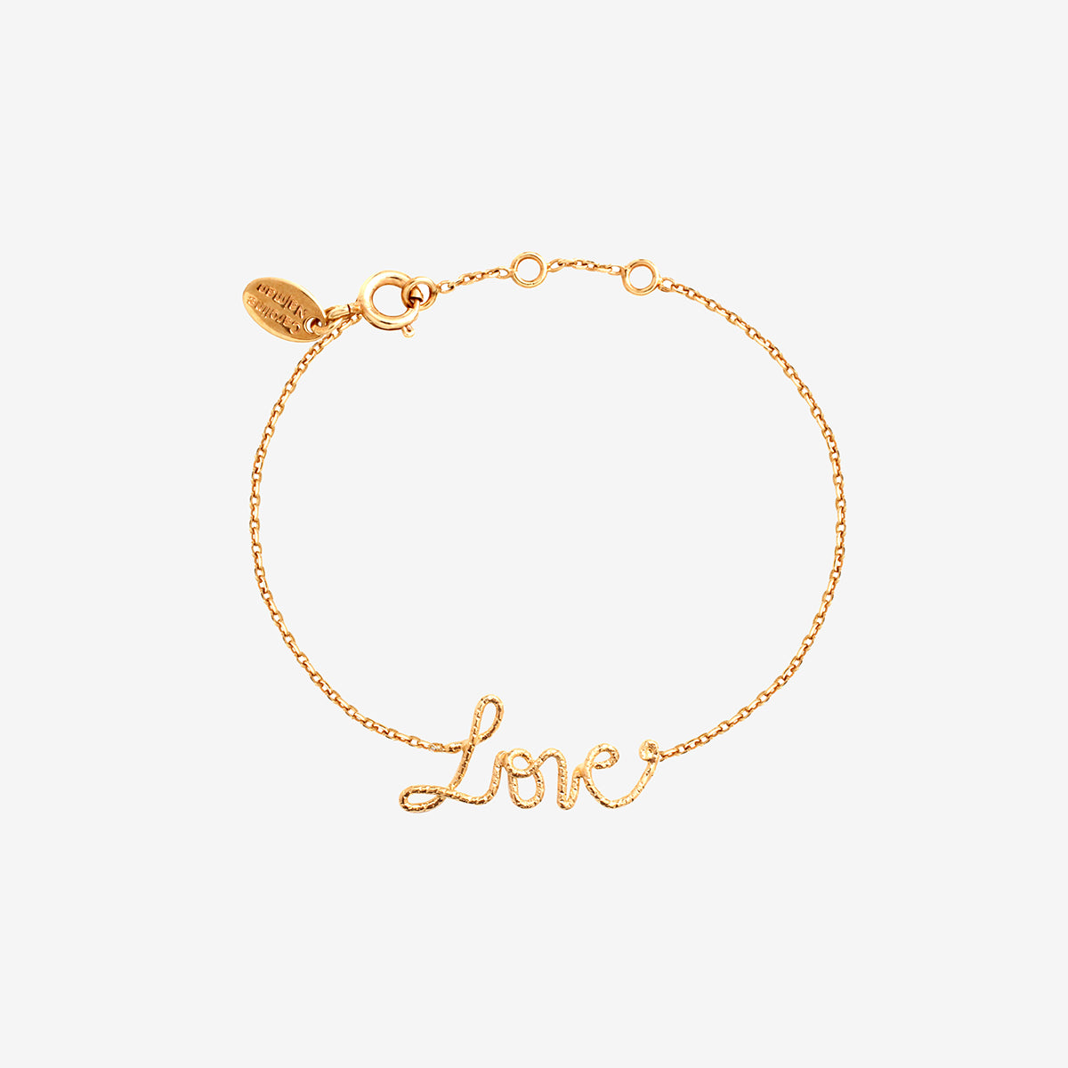 Bracelet doré love - bling, CAROLINE NAJMAN