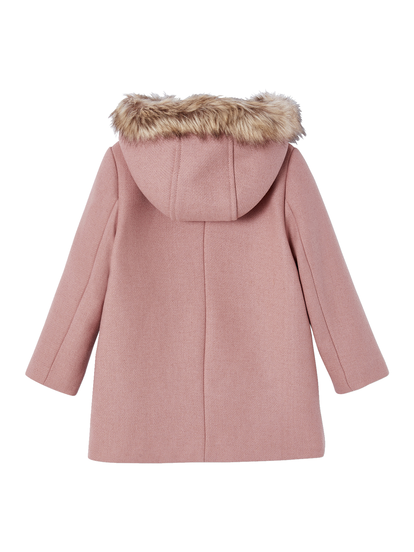 Duffle coat a capuche en drap de laine ferme par brandebourgs Vertbaudet La Redoute