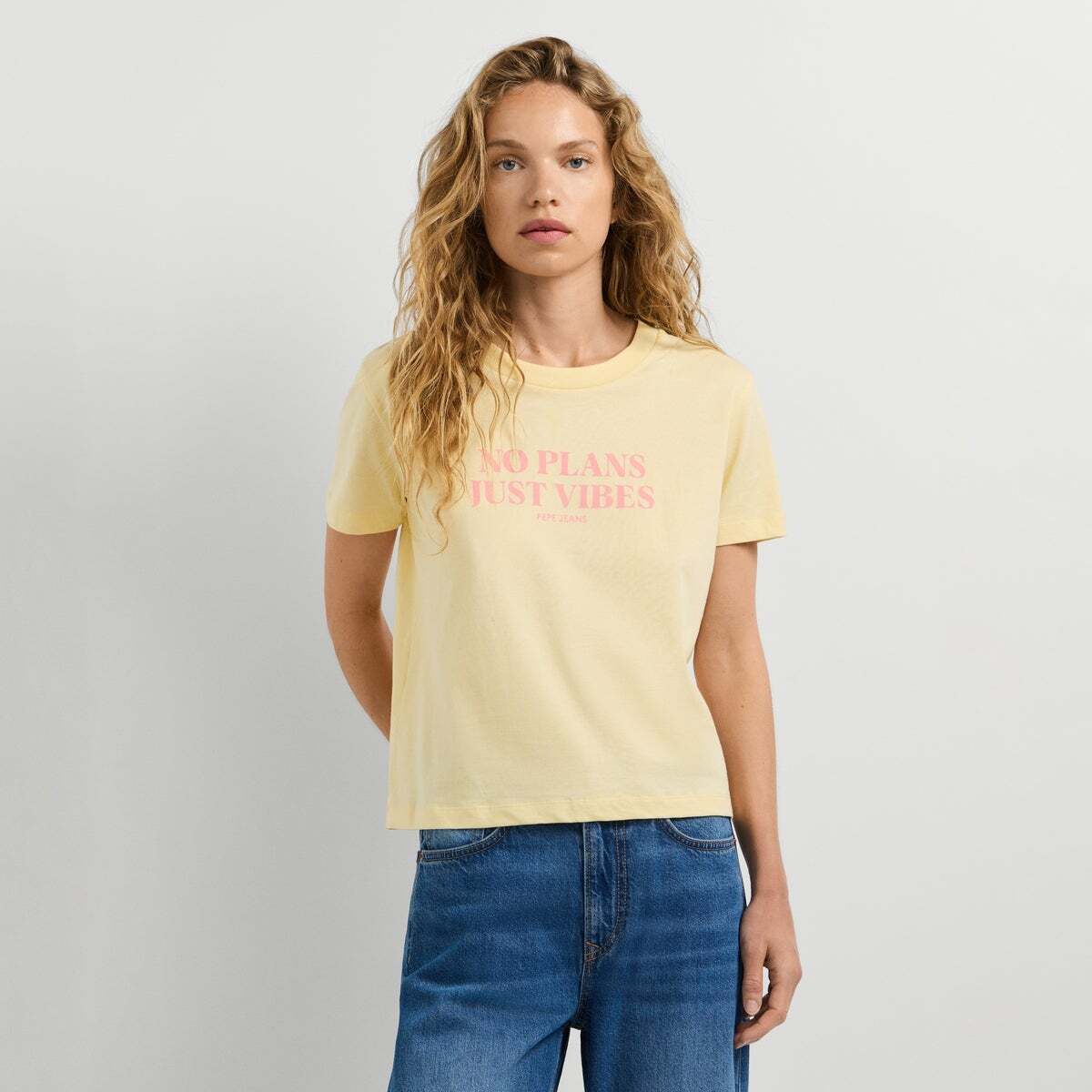 T-Shirt Avec Texte Imprimé, PEPE JEANS