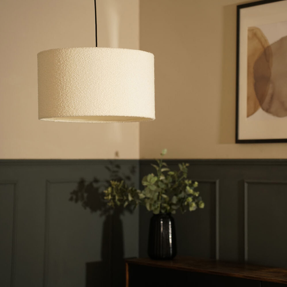 45cm Rachelle Boucle Pendant Shade, SO'HOME