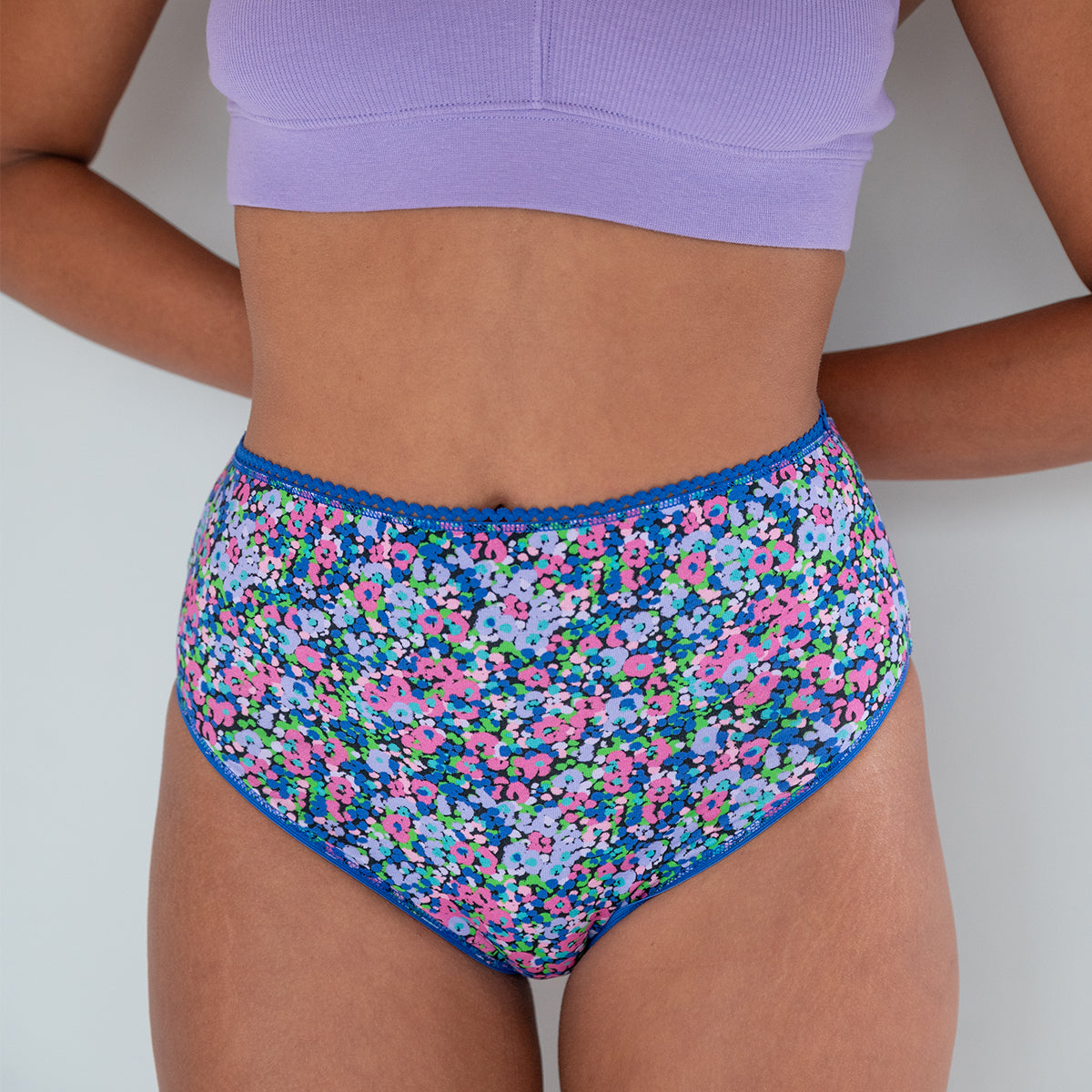 Culotte coton taille haute IMPRIMÉE Confettis, WE ARE JOLIES