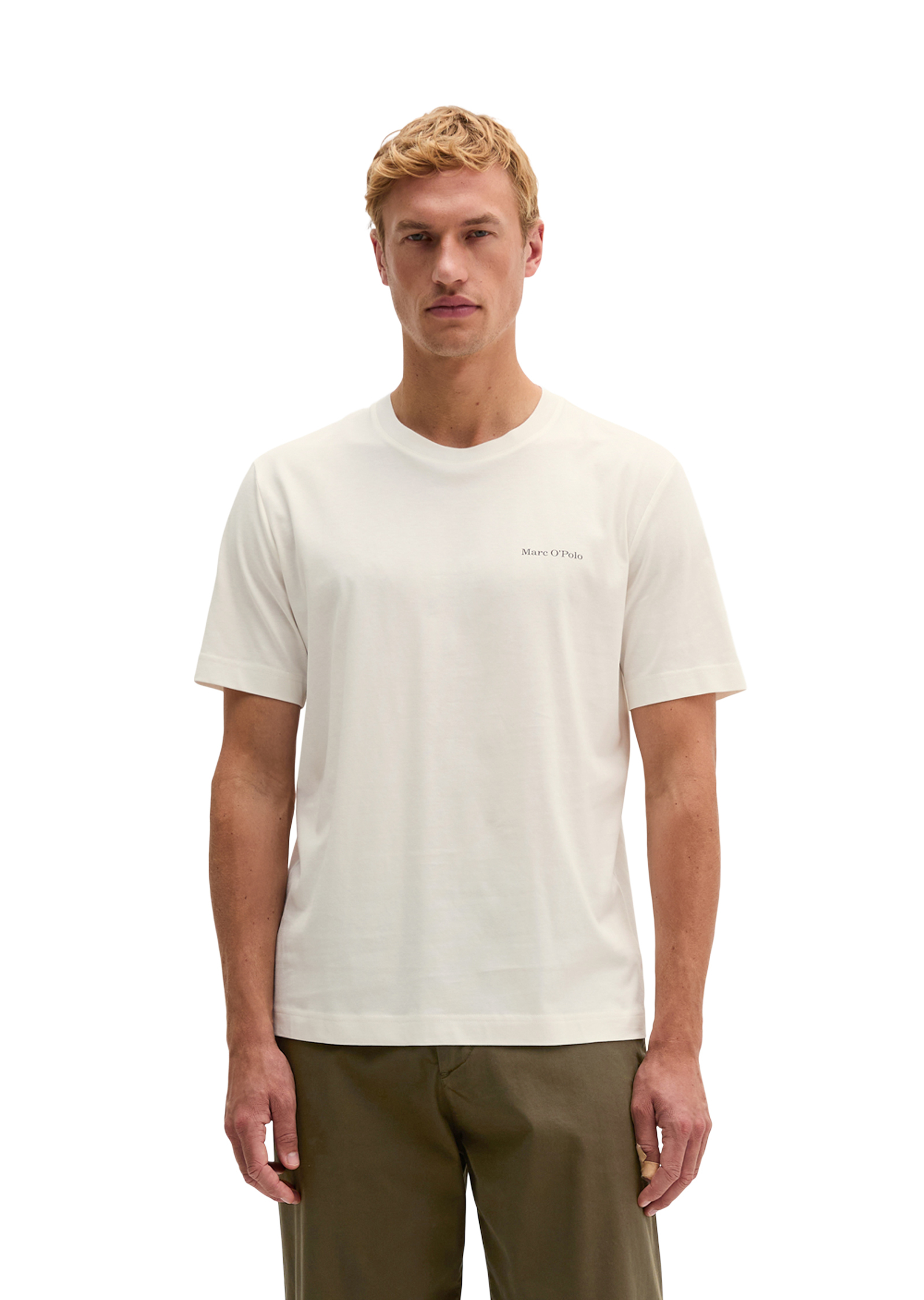 T-shirt coupe classique avec un imprimé Nature dans le dos, MARC O'POLO