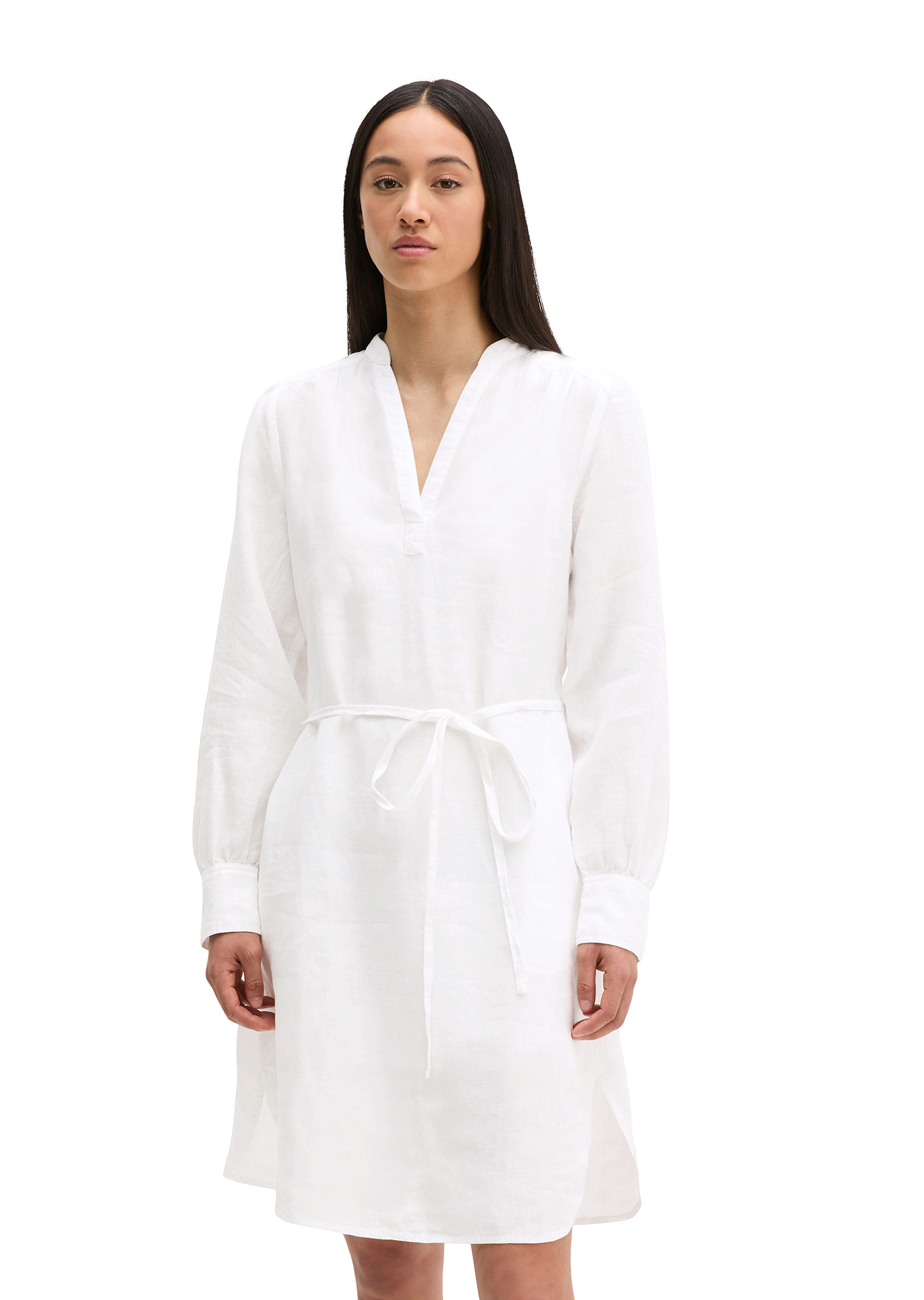 Robe en lin loose avec bandeau à la taille, MARC O'POLO