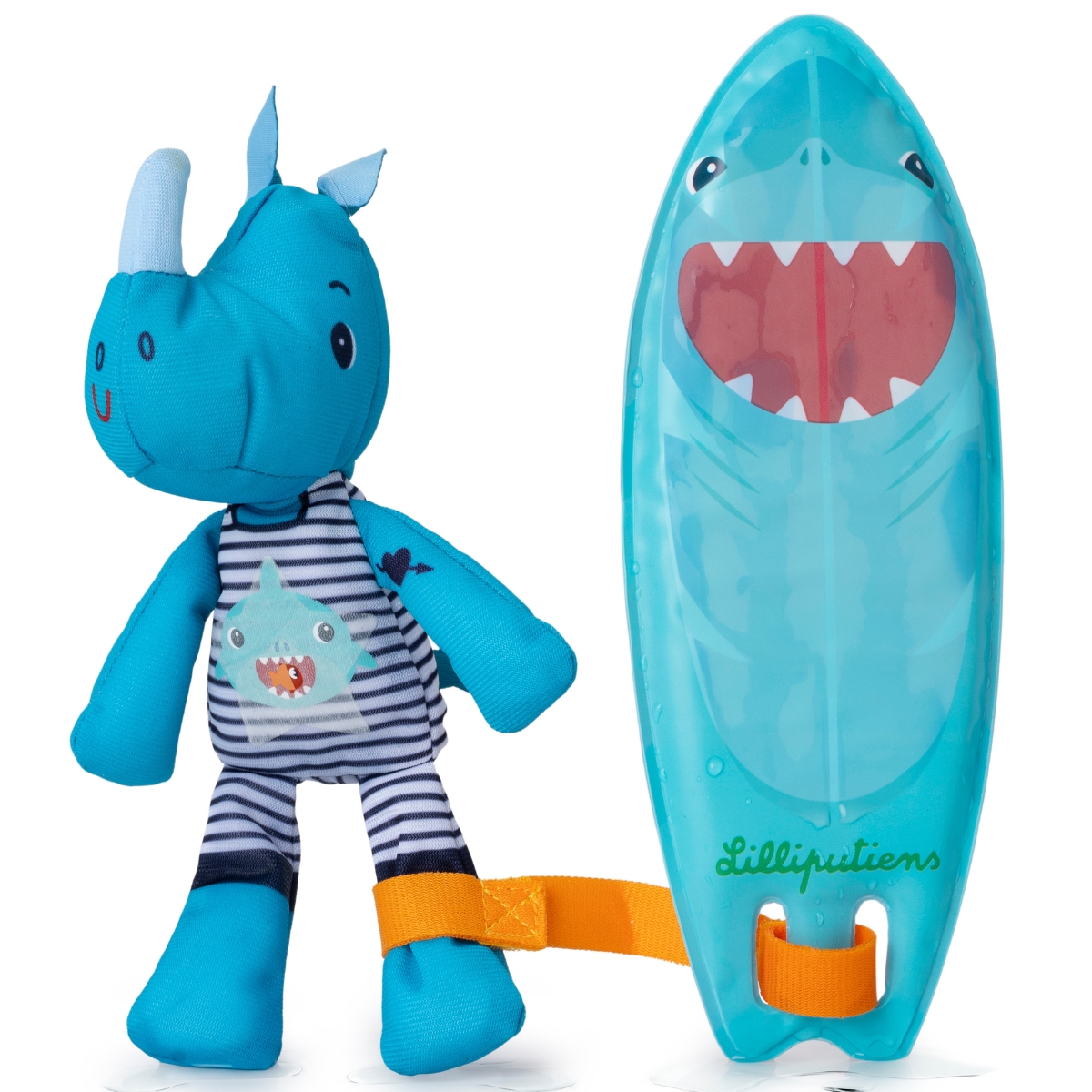 Jeu de bain Marius surfeur magique, LILLIPUTIENS
