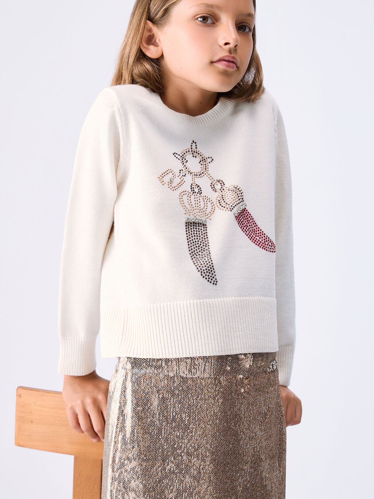 Maille en laine jacquard, LIU JO