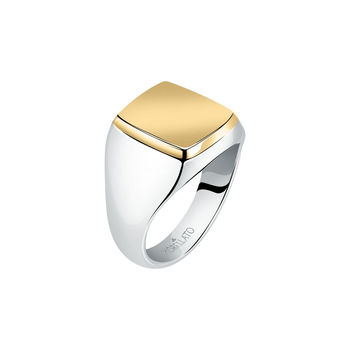 Bague en acier motown argent or jaune Morellato La Redoute