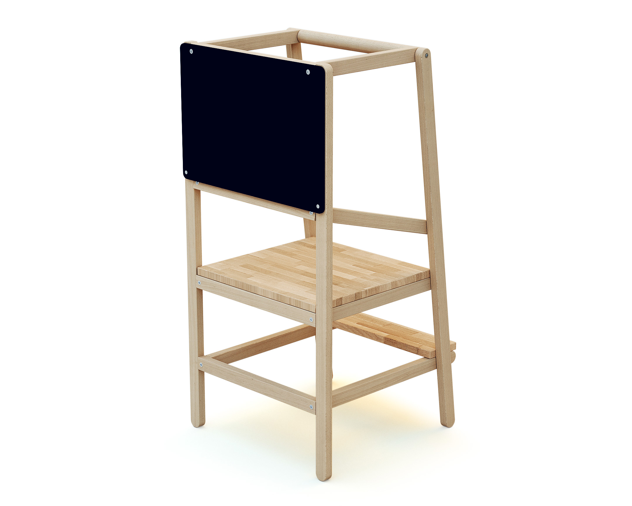 Tour d'Observation/apprentissage en bois avec ardoise, WEBABY